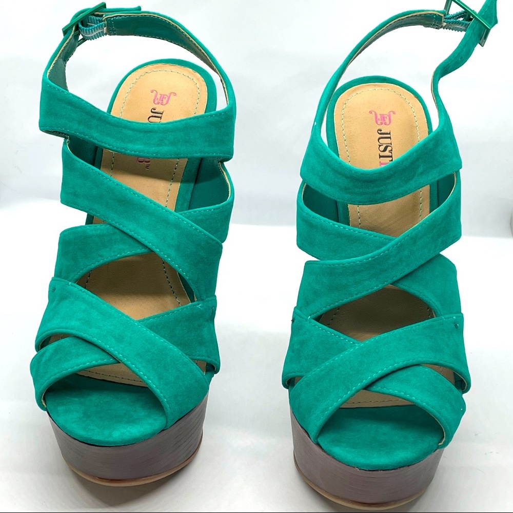 JustFab "Shaelynne"  Platform Wedges